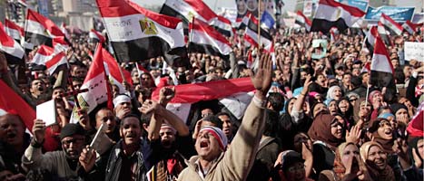 Tahrir-torget i Kairo: Foto: Muhammed Muheisen/Scanpix